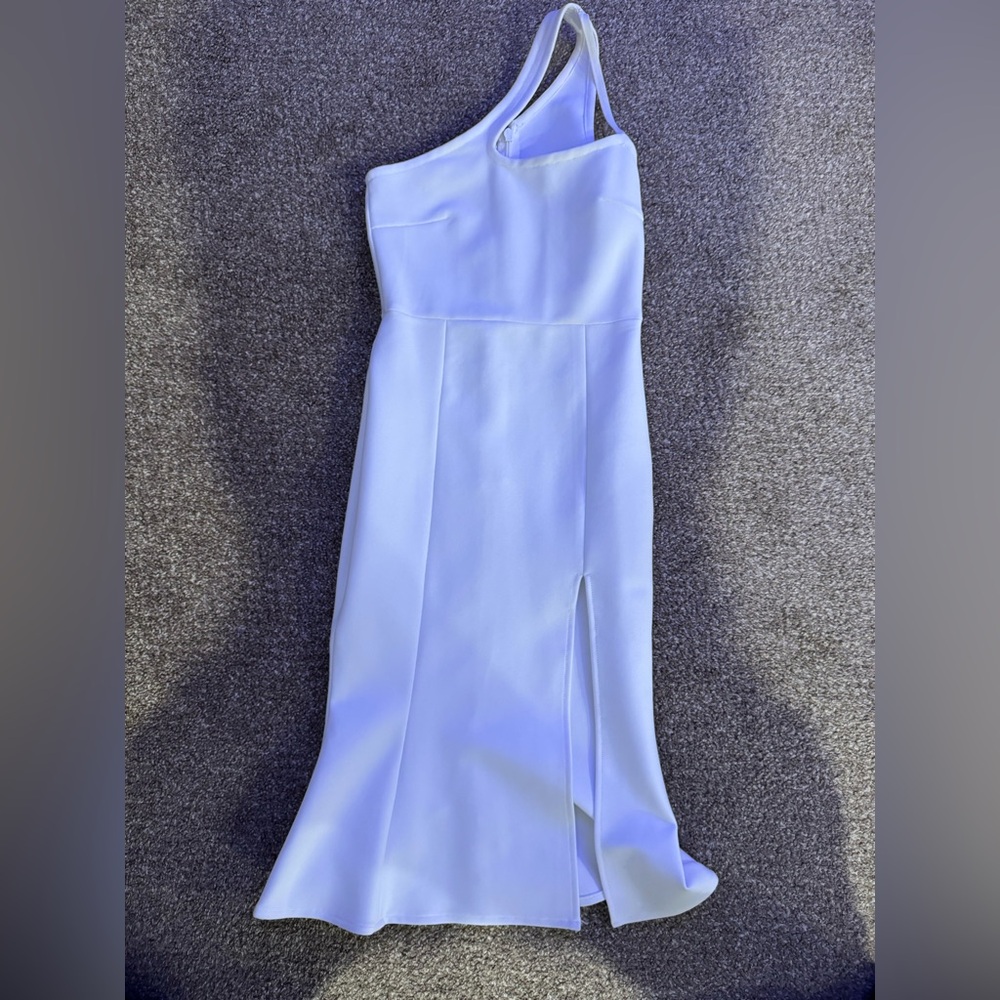 One-Shoulder White Dress